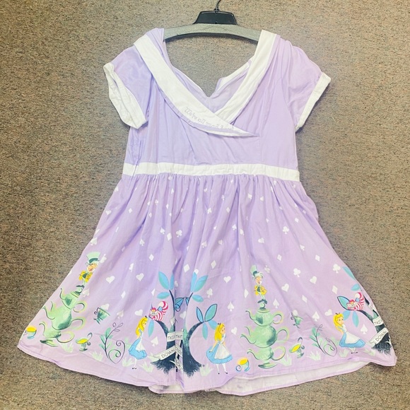 Disney Dresses Disney Alice In Wonderland Plus Size Dress Poshmark